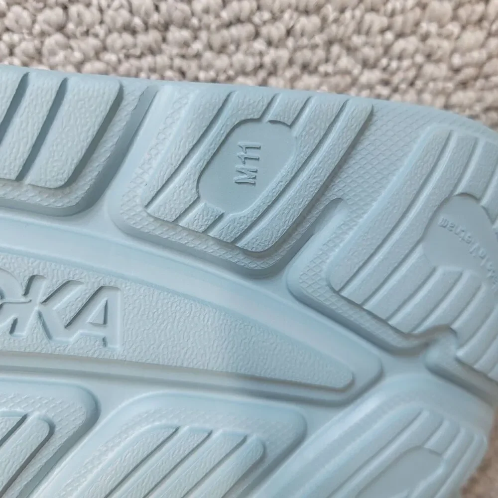 Hoka One One Ora Athletic Slide Blue Black Men's US Size 11